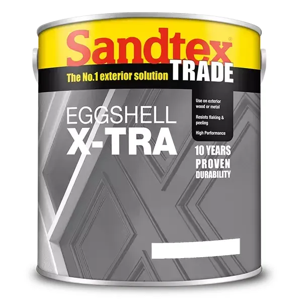 Sandtex Trade Eggshell X-tra Flexible Eggshell - Black - 1L