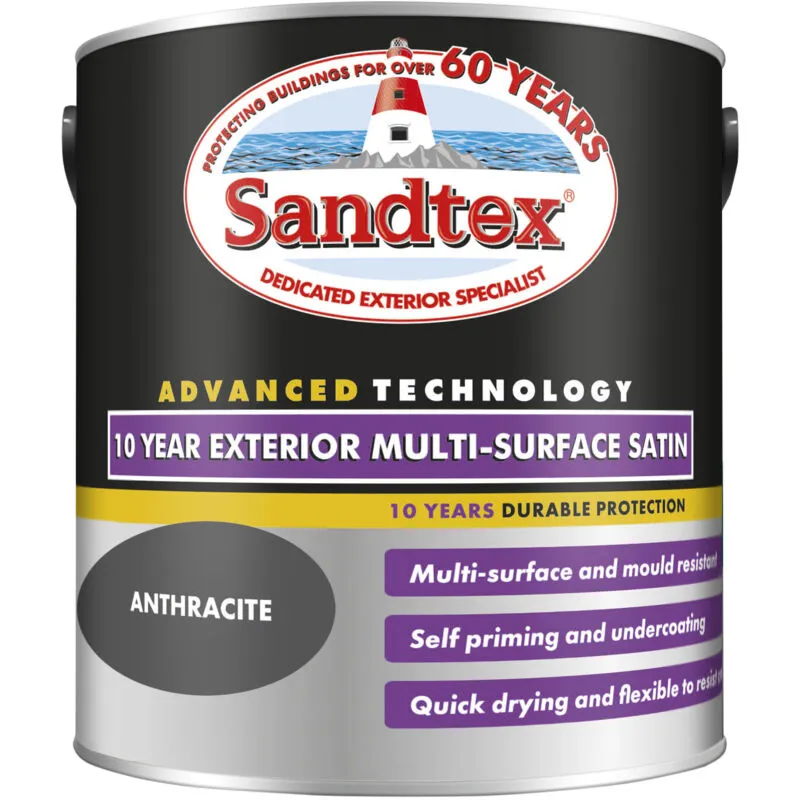 Sandtex 10 Year Exterior Multi-Surface Satin Paint