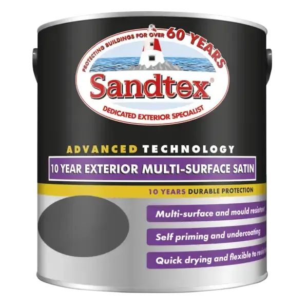 Sandtex 10 Year Exterior Multi-Surface Satin Paint
