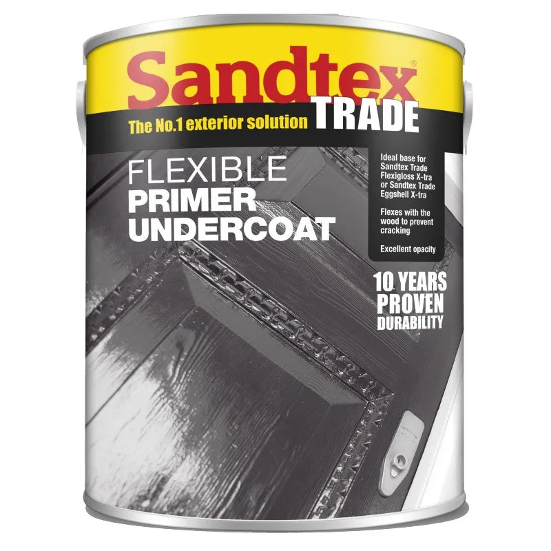 Sandtex - Trade Flexible Primer Undercoat - White - 2.5L