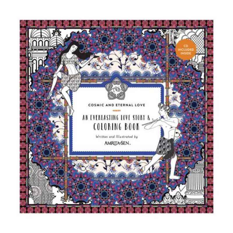 Sarah McMenemy Amrita Sen Cosmic & Eternal Love Coloring Book Paperback Multicolor
