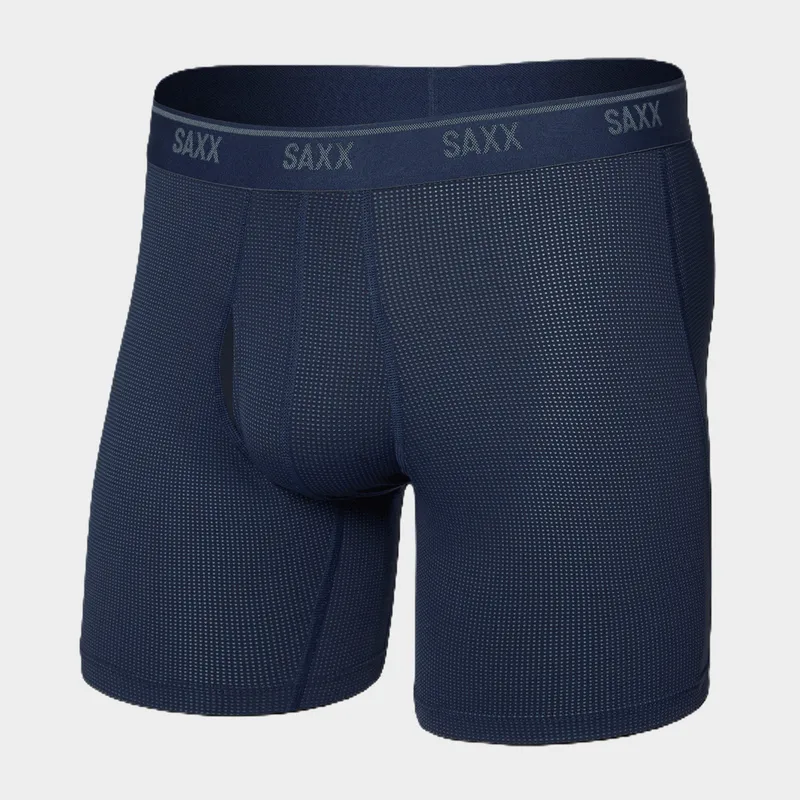 Saxx Men's Quest Quick-Dry Mesh Boxer Briefs Maritime