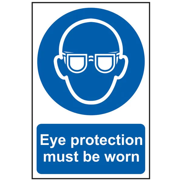 Scan 0007 Eye Protection Must Be Worn - Pvc 200 x 300mm