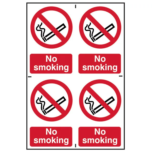Scan 0552 No Smoking - Pvc 200 x 300mm