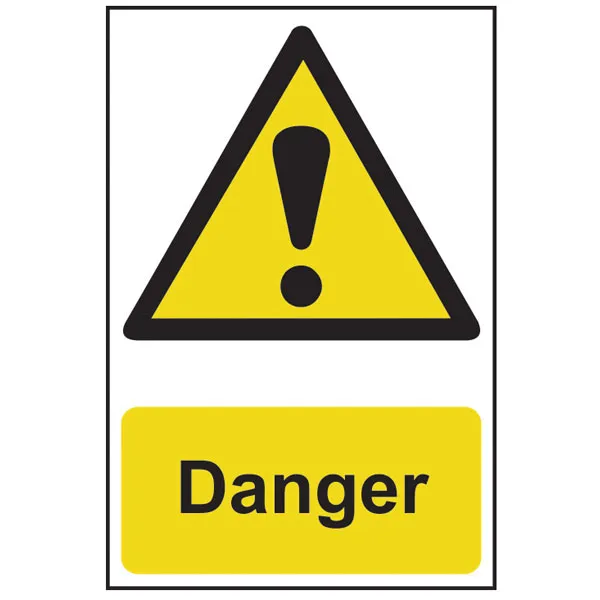 Scan 1301 Danger - Pvc 200 x 300mm