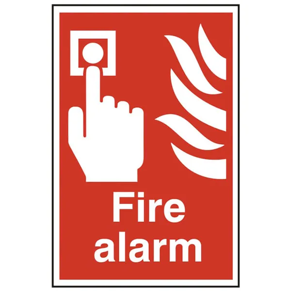Scan 1400 Fire Alarm - Pvc Sign 200 x 300mm