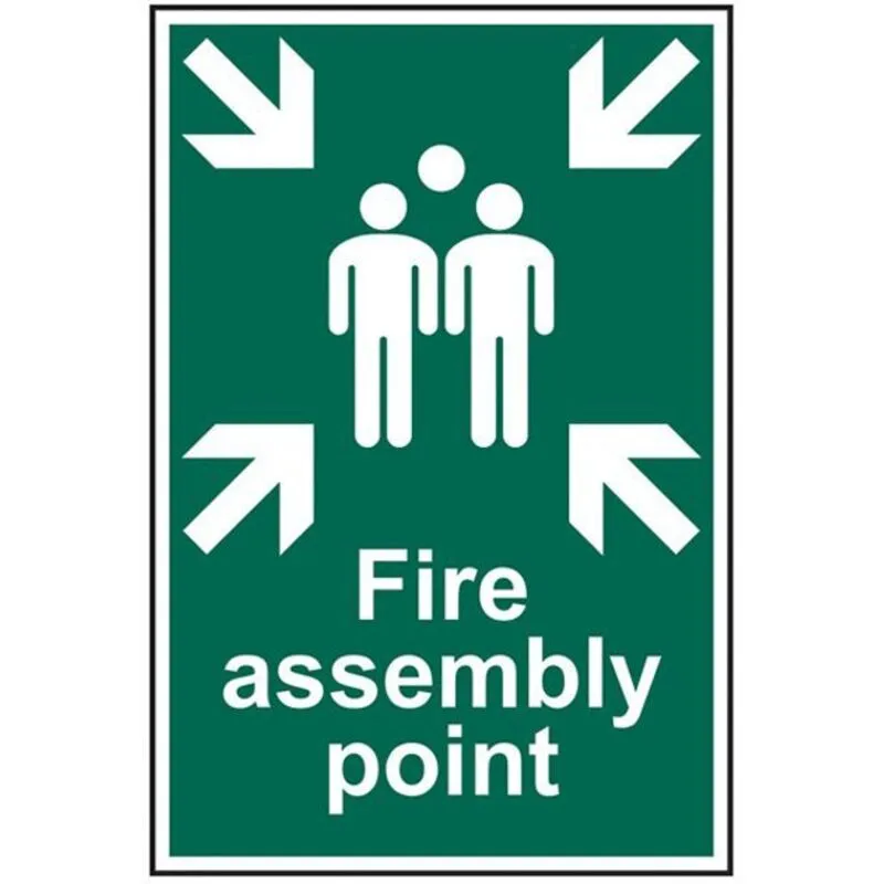Scan - 1541 Fire Assembly Point - pvc 200 x 300mm SCA1541