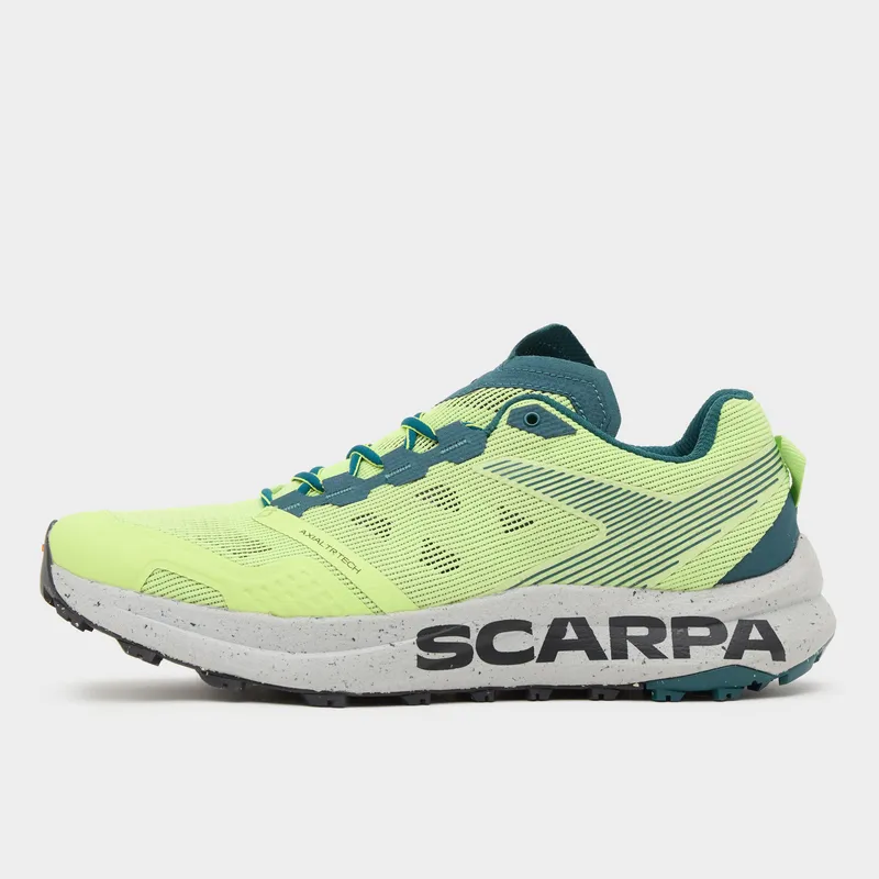 Scarpa Men's Spin Planet Trail Running Shoes Green/Petrol 8 / Eur 42 Male