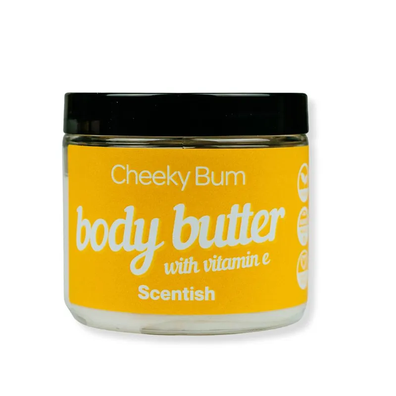 Scentish Unisex Cheeky Bum Body Butter in Natural Natural female