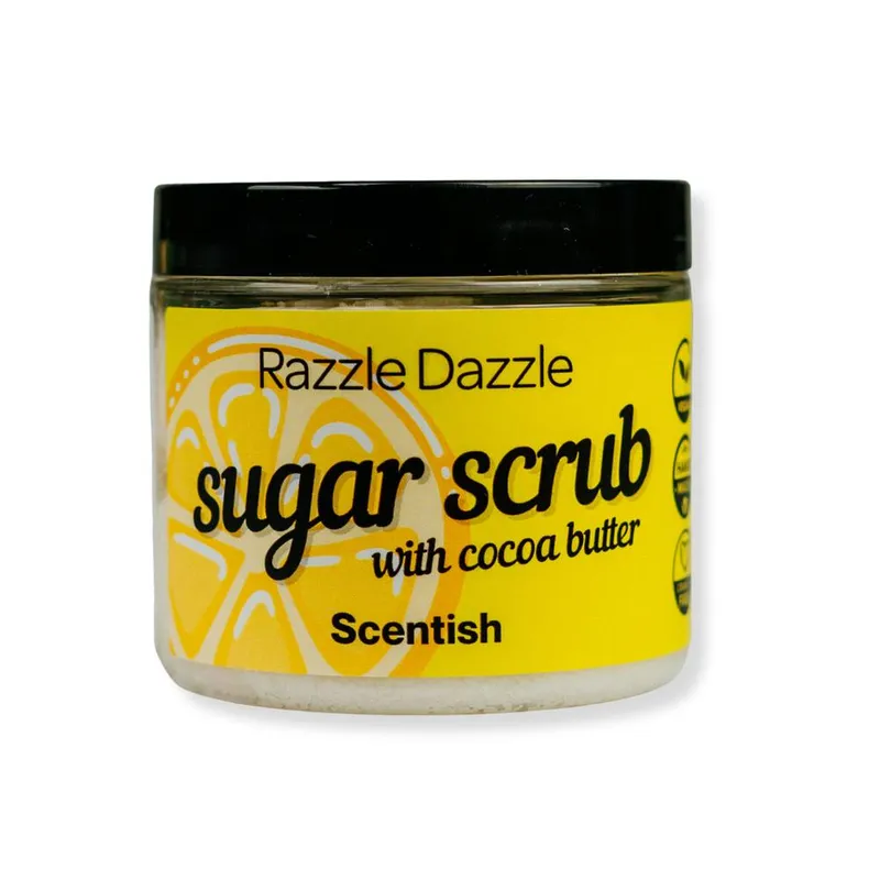 Scentish Razzle Dazzle Sugar Scrub in Natural Natural