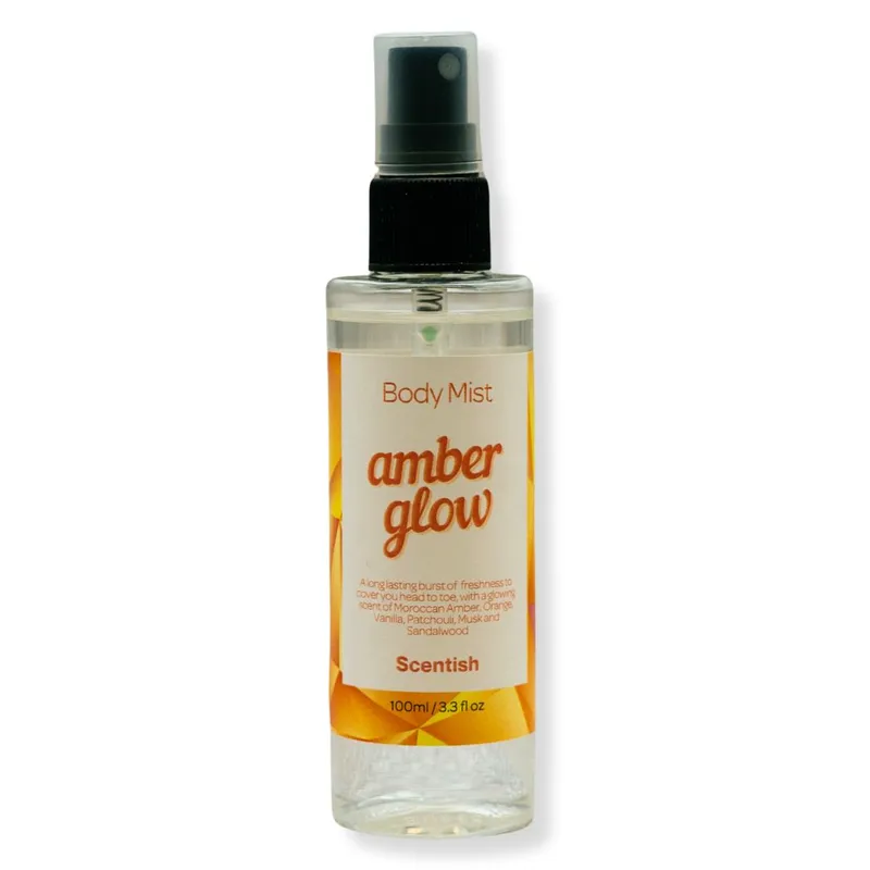 Scentish Women's Amber Glow Body Mist in Clear Clear