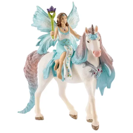Schleich Fairy Eyela with Princess Unicorn Figure