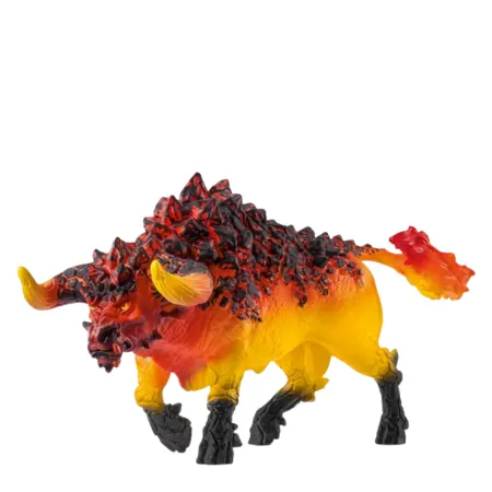 Schleich Fire Bull Figure