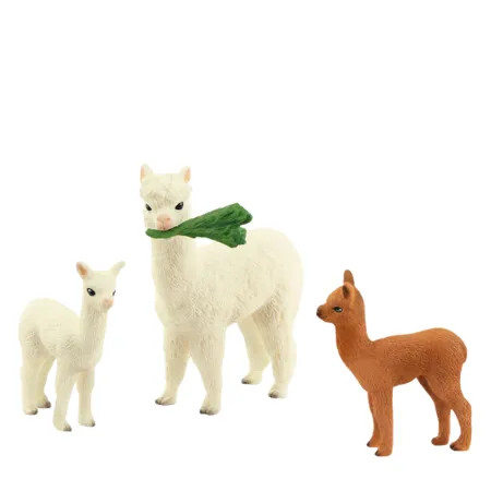 Schleich Wild Life Alpaca Figure Set