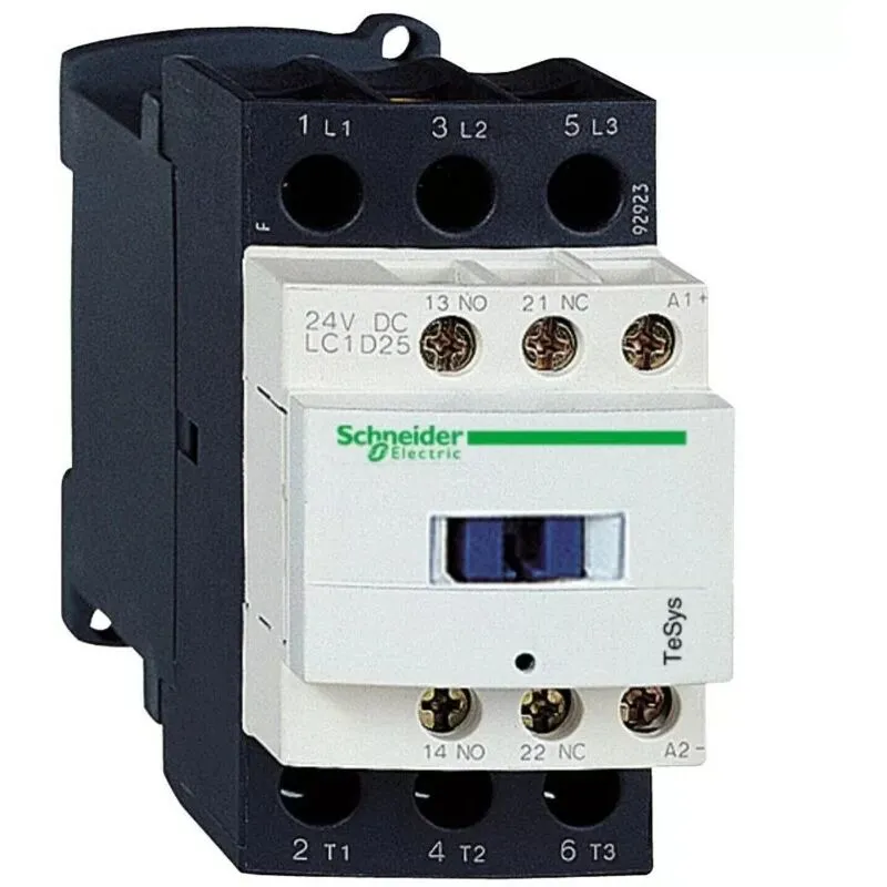 Schneider Electric - Schneider LC1D25BD TeSys LC1D Contactor - 3P - AC-3 440V - 25A - 24Vdc coil