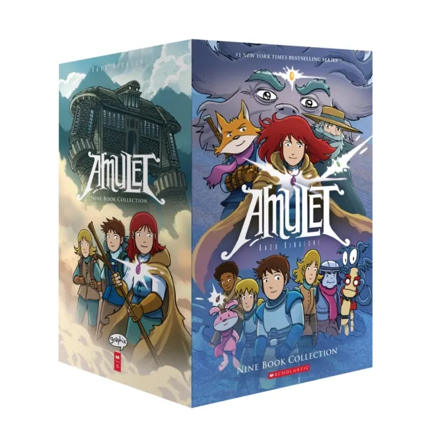 Kazu Kibuishi Amulet Box set 1-9 Graphix