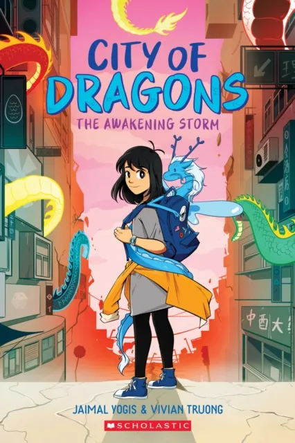 Jaimal Yogis The Awakening Storm: A Graphic Novel (City of Dragons #1) Paperback in White White