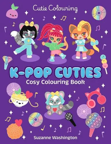 Scholastic K-Pop Cuties Colouring Book
