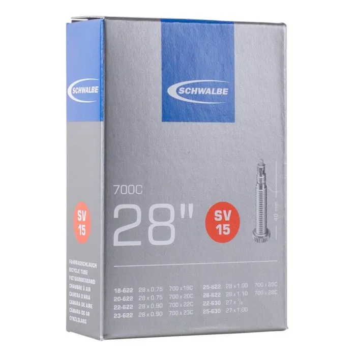 Schwalbe SV15 700c Inner Tube - 60mm Presta Valve