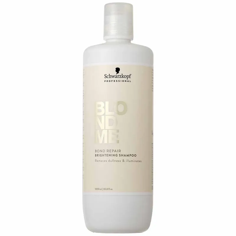 Schwarzkopf Professional BlondMe Bond Repair Brightening Shampoo, 1000ml