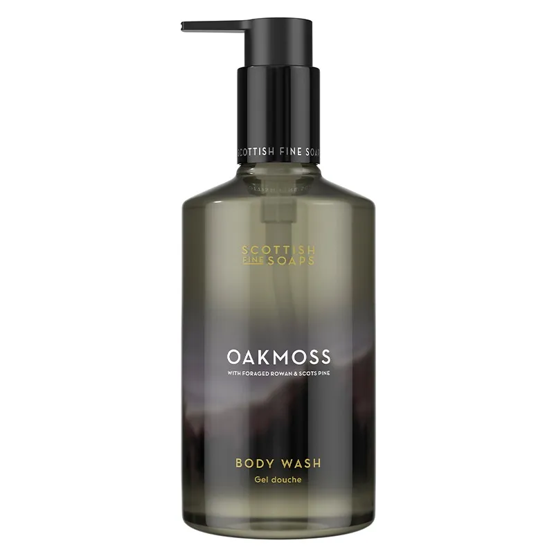 Scottish Fine Soaps Oakmoss Body Wash 300ml Pump Bottle
