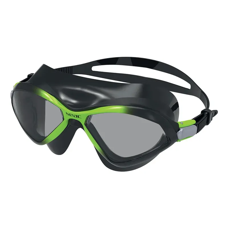 Seacsub Diablo Swimming Mask Black / Lime One Size Men,Women