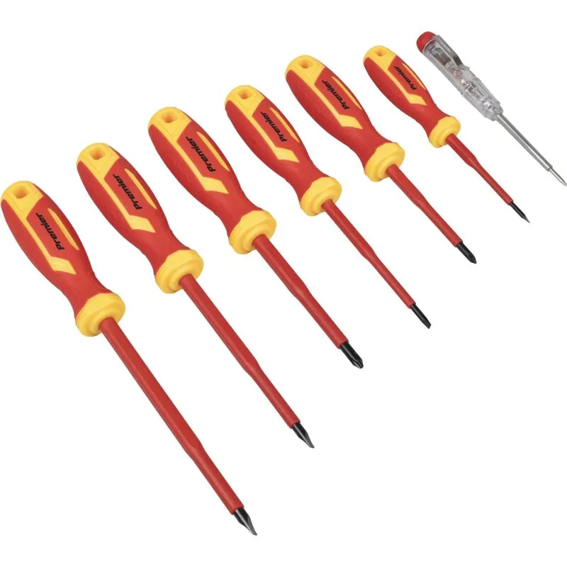 AK6125 Screwdriver Set 7pc vde Approved - Sealey
