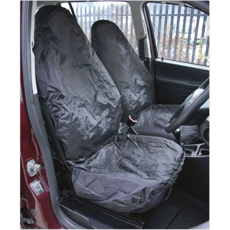 CSC6 Heavy-Duty Front Seat Protector Set 2pc - Sealey