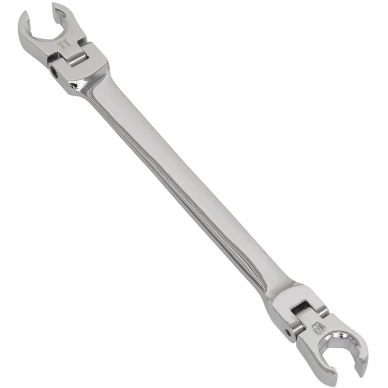 Sealey Flexible Head Flare Nut Spanner 10mm x 11mm