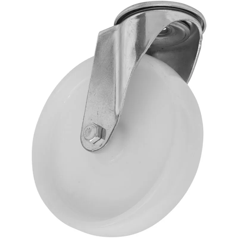 Sealey SCW480SBEM Heavy-Duty Nylon Castor Wheel Bolt Hole Ø80mm - ...