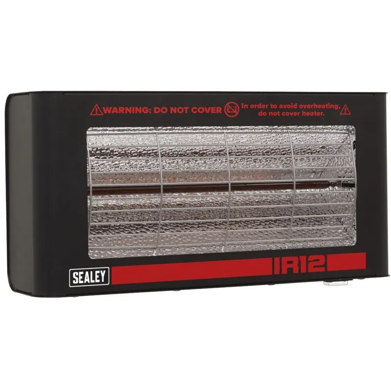 Infrared Quartz Heater - Wall Mounting 1.2W/230V IR12 - Sealey