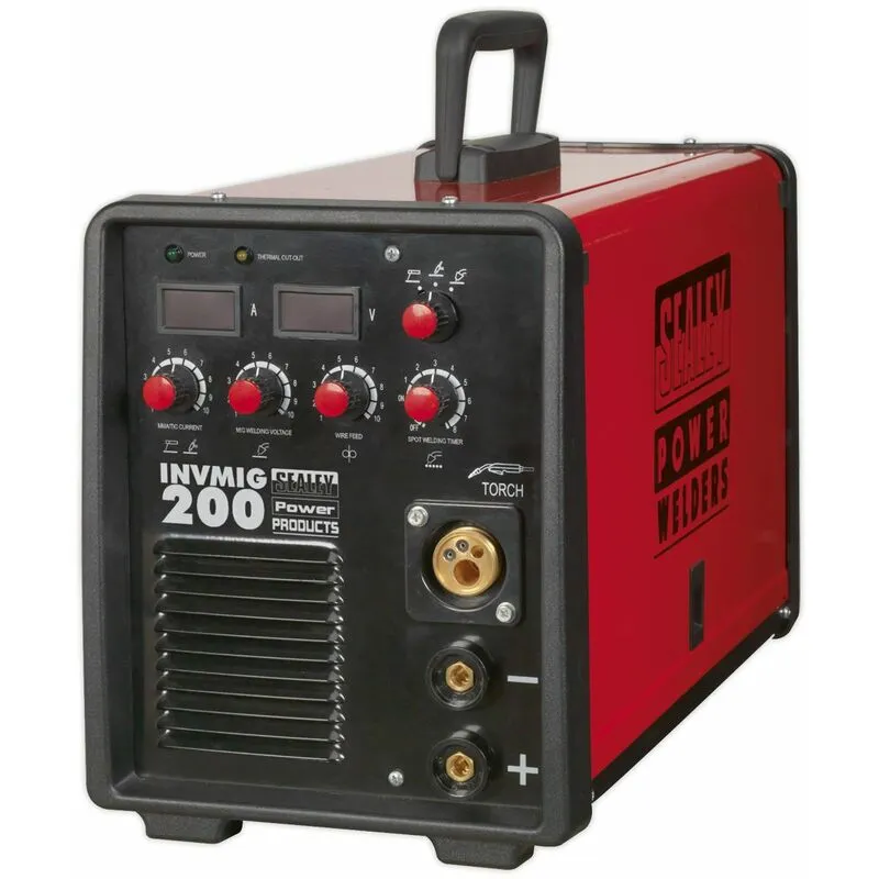 Sealey INVMIG200 Inverter for Mig, Tig and Mma Welding 240v