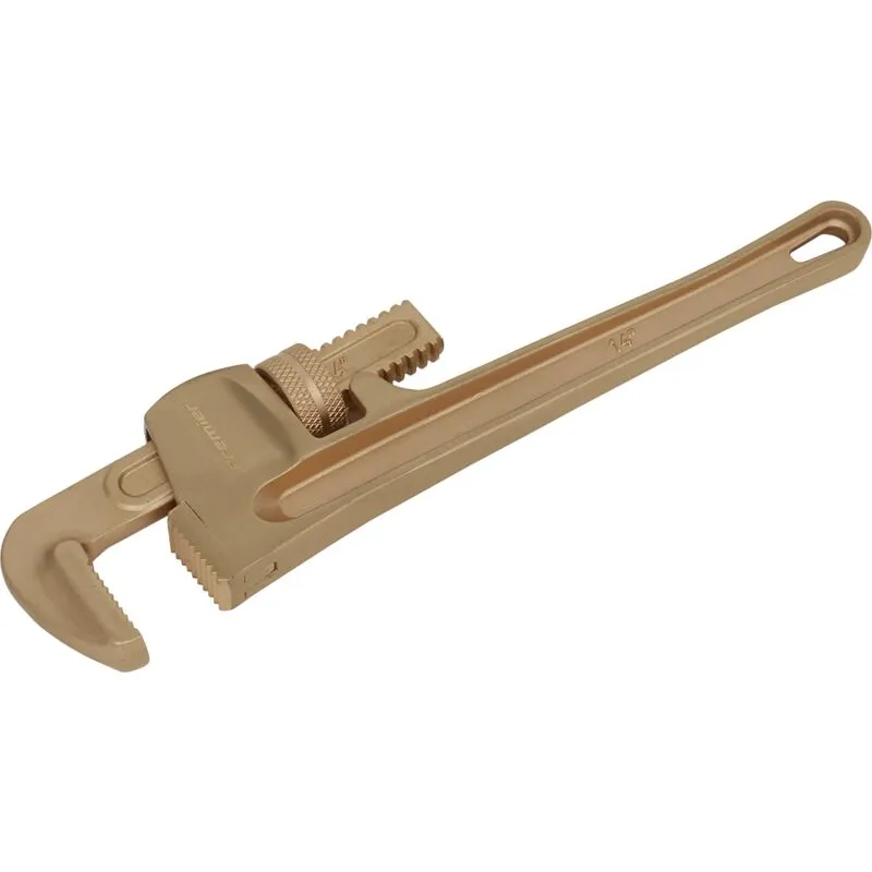 NS071 Premier Non-Sparking Pipe Wrench 350mm - Sealey