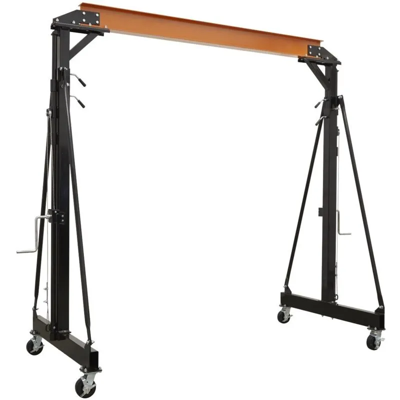 Sealey Winch Assisted Adjustable Portable Gantry Crane 2 Tonne
