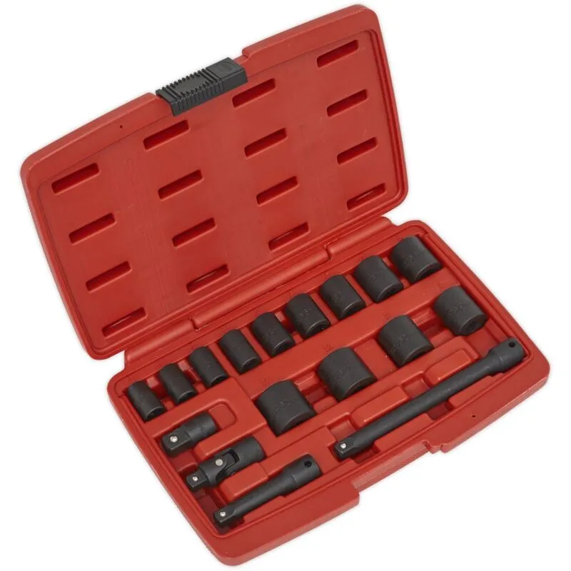 Sealey 17 Piece 3/8" Drive Impact Socket Set 3/8"