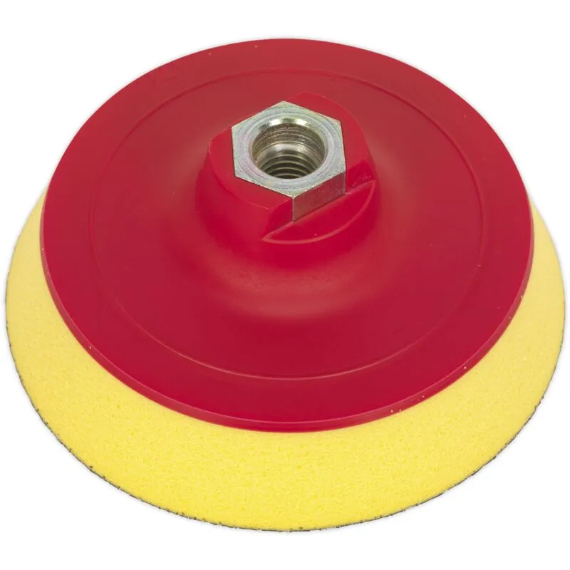 Sealey PTCBPV3S Hook & Loop Ultra Soft Backing Pad Ø123mm M14 x 2mm