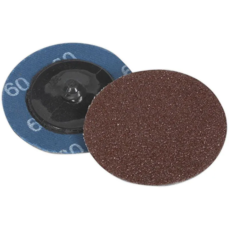 Sealey PTCQC5060 Quick Change Sanding Disc Ø50mm 60Grit Pack of 10
