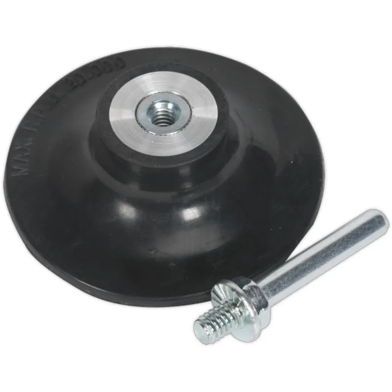 Sealey Quick Change Backing Pad 1/4" Unc 75mm