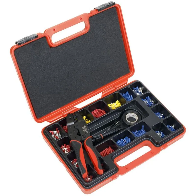 Ratchet Crimping Tool Kit 552pc AK386 - Sealey