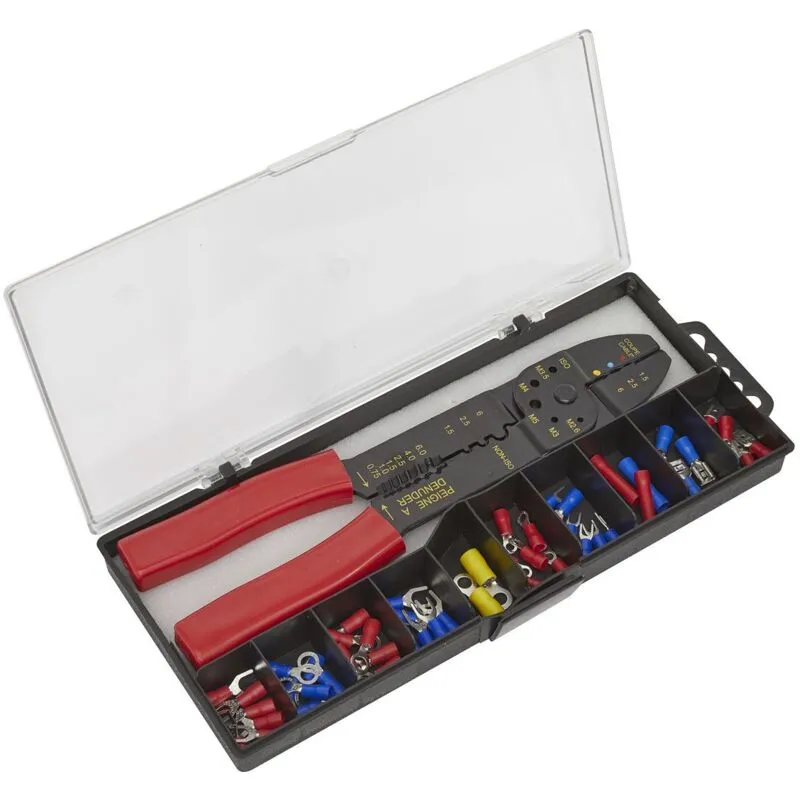 Siegen Crimping Tool and Assorted Terminal Set