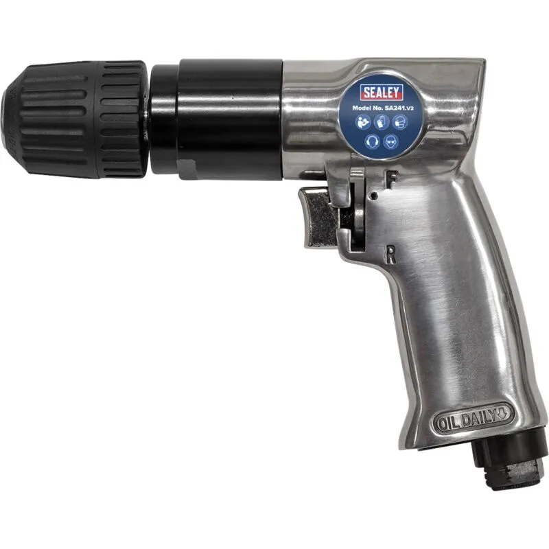 SA241 Reversible Air Drill 10mm with Keyless Chuck - Sealey