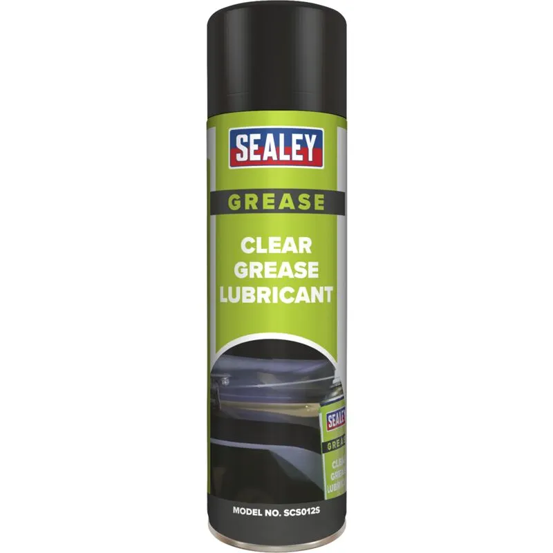 SCS012S Clear Grease Lubricant 500ml - Sealey