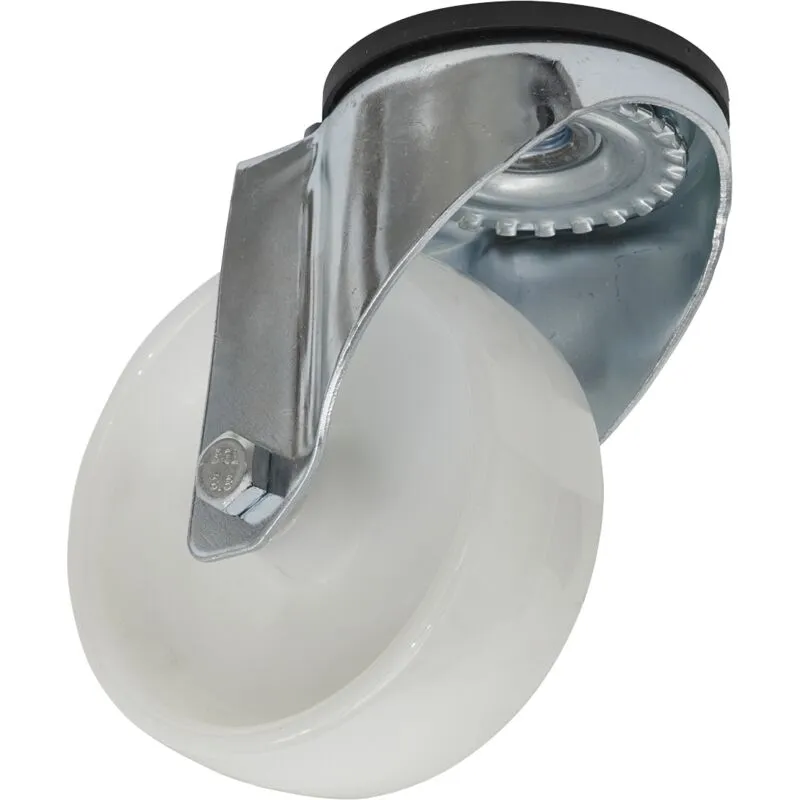 SCW4100SB 100mm Castor Wheel with Swivel Bolt Hole - Sealey