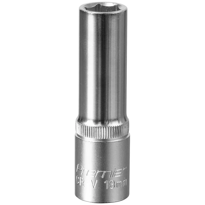 S1213D Premier Deep Socket 1/2'Sq Drive 13mm - Sealey