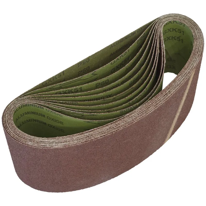 Sealey 100mm x 610mm Sanding Belt 100mm x 610mm 60g Pack of 10