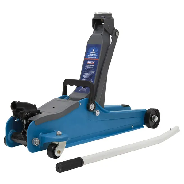 Sealey 1020LEHV Trolley Jack 2tonne Low Entry Short Chassis - Hi-V...