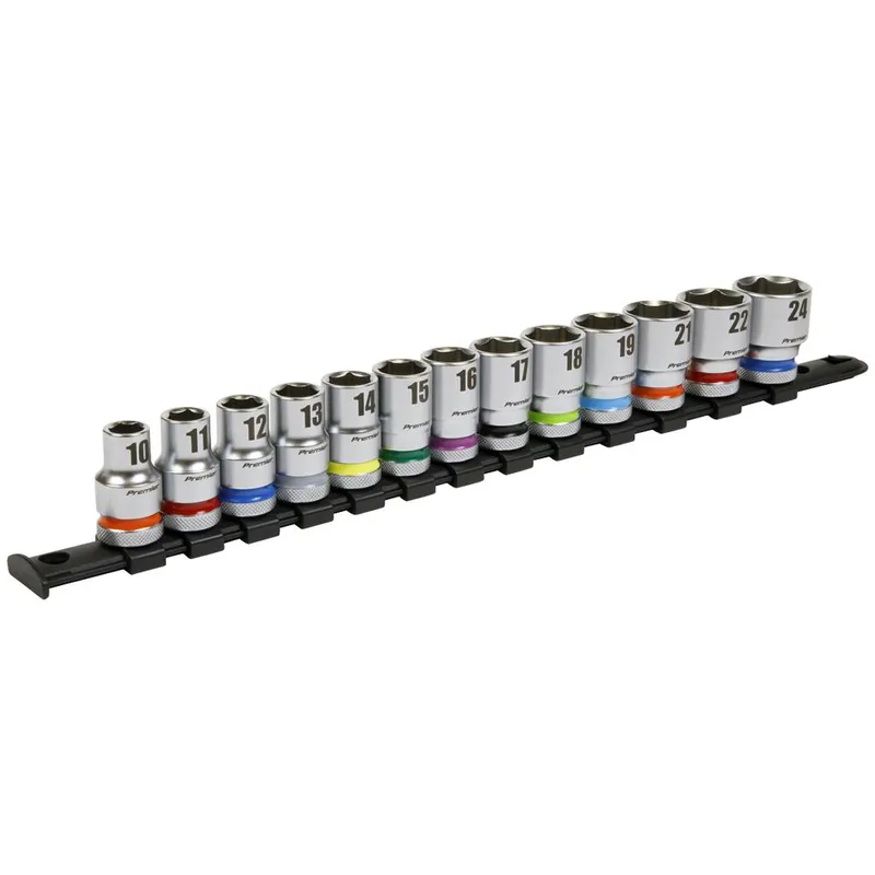 Premier Platinum Socket Set 1/2''Sq Drive 13pc AK2661 - Sealey