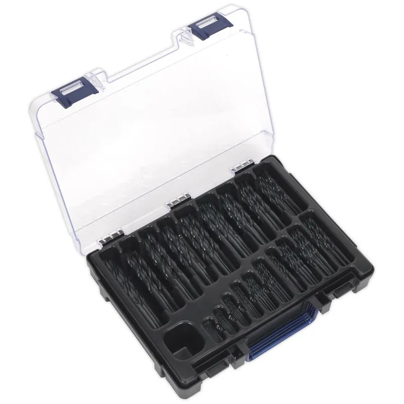 Sealey DBS170RF Hss Roll Forged Drill Bit Assortment 170pc 1-10mm