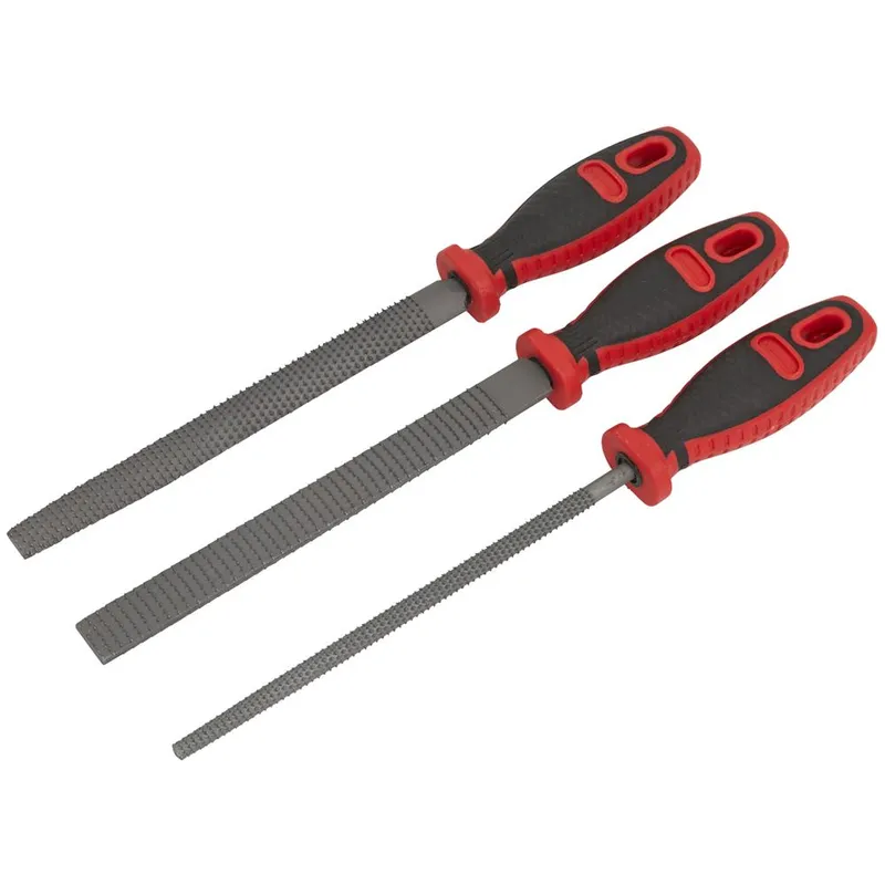 Premier - Sealey AKR03 Rasp File Set 3pc