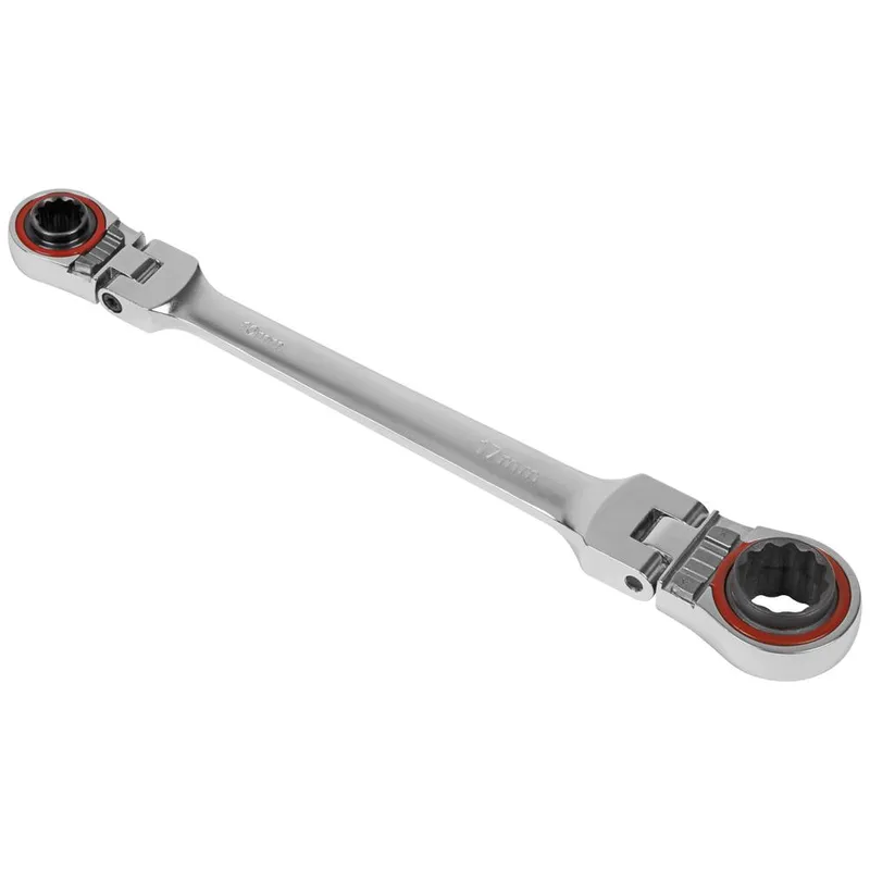 Sealey AK63947 Ratchet Ring Spanner 4-in-1 Flexi-Head Reversible M...